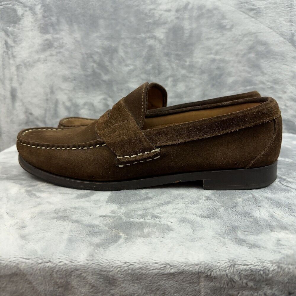 Men's Brown Suede Loafers